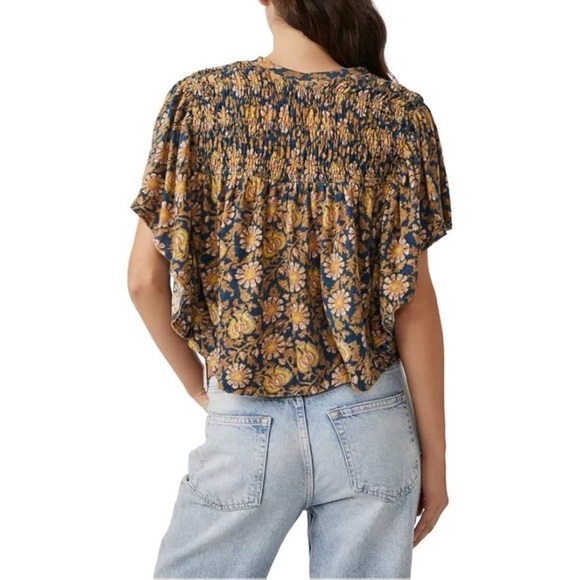 Free People Ruffled Up Top - Picture 2 of 7